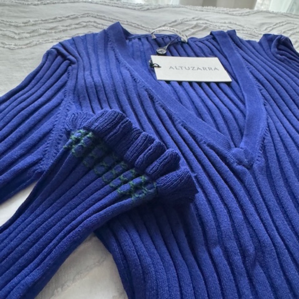 ALTUZARRA Bodycon Maxi Dress - NEW - Cobalt Blue - Size L